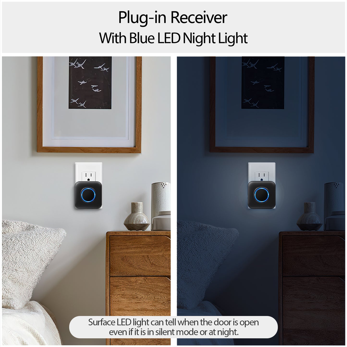 BestHomeSecuritys Wireless Doorbell Chime for Blink Video Doorbell – Plug-in Receiver Extender with Long Range, Easy Setup & Loud Adjustable Volume | SmartHome