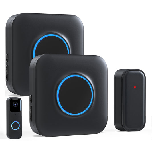 BestHomeSecuritys  Wireless Doorbell Chime for Blink Video Doorbell – Plug-in Receiver Extender with Long Range, Easy Setup & Loud Adjustable Volume | SmartHome
